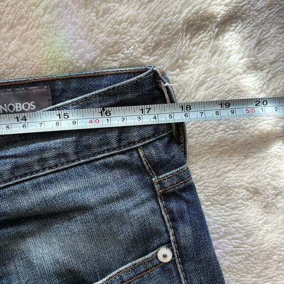 Bonobos Jeans Mens 33/34 Slim Straight Fit Stretch Denim Pants Blue Wash Modern - Picture 10 of 11